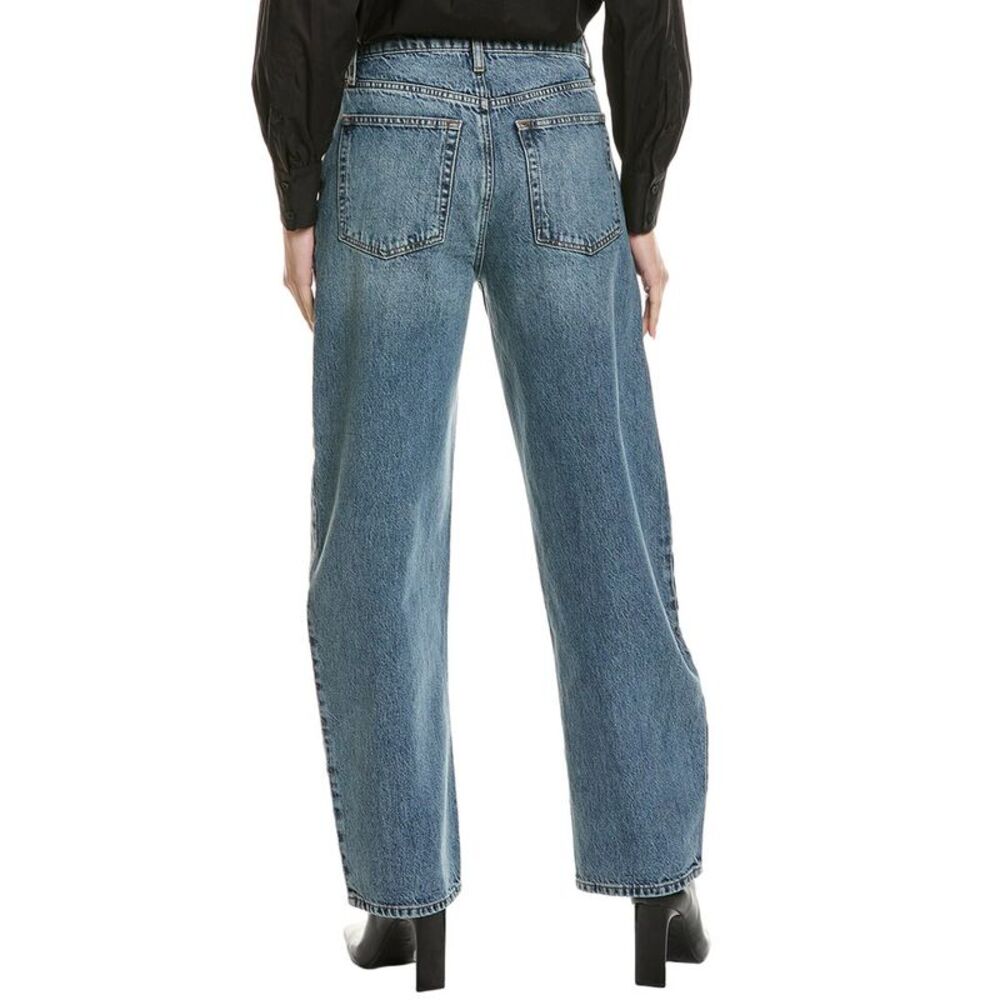 Frame Denim Womens  Seattle Long Barrel Jean, Blue - Picture 2 of 5